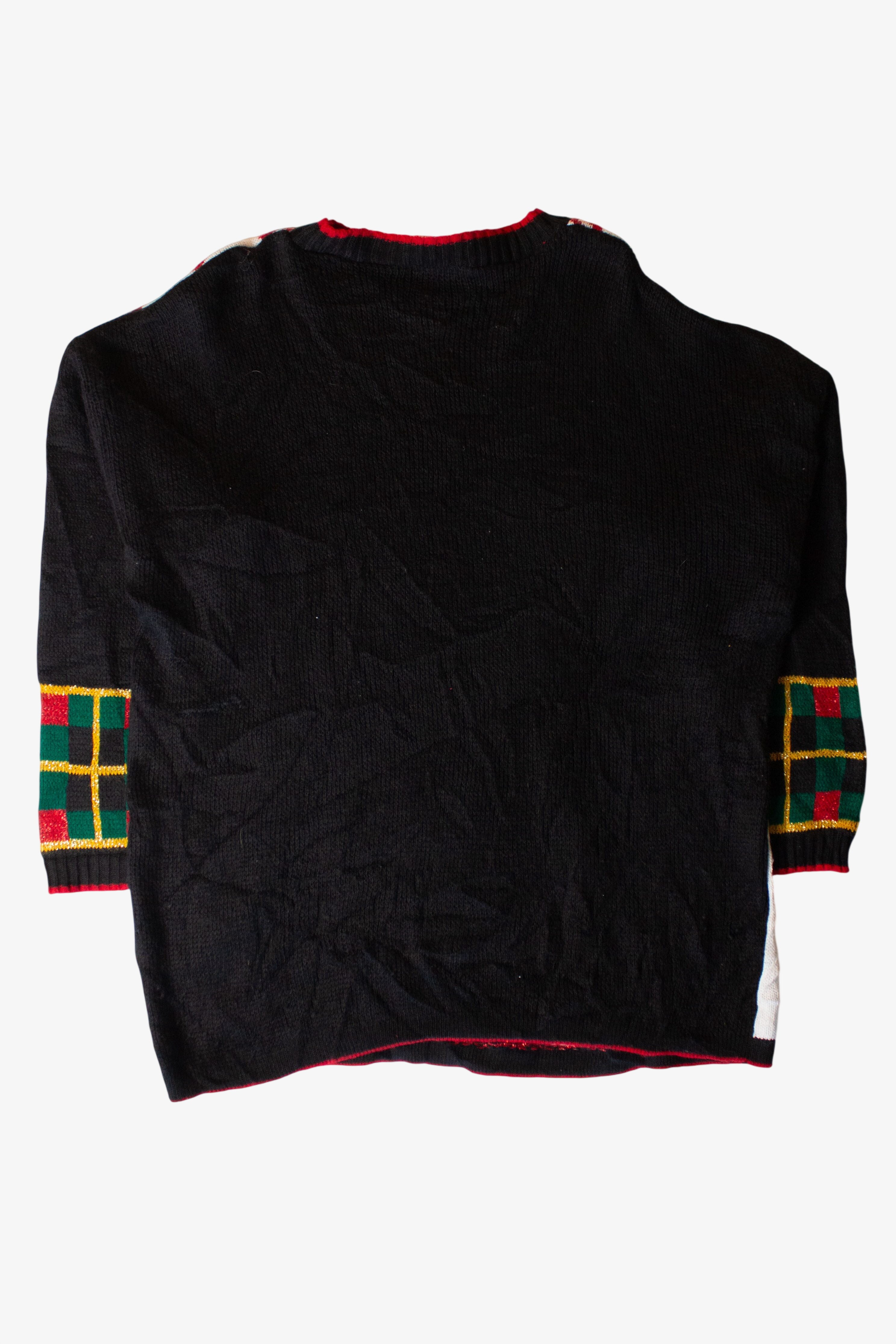 Vintage Dog Bows Ugly Christmas Sweater (1990s)