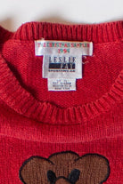 Vintage Red Bear Ugly Christmas Sweater (1994)