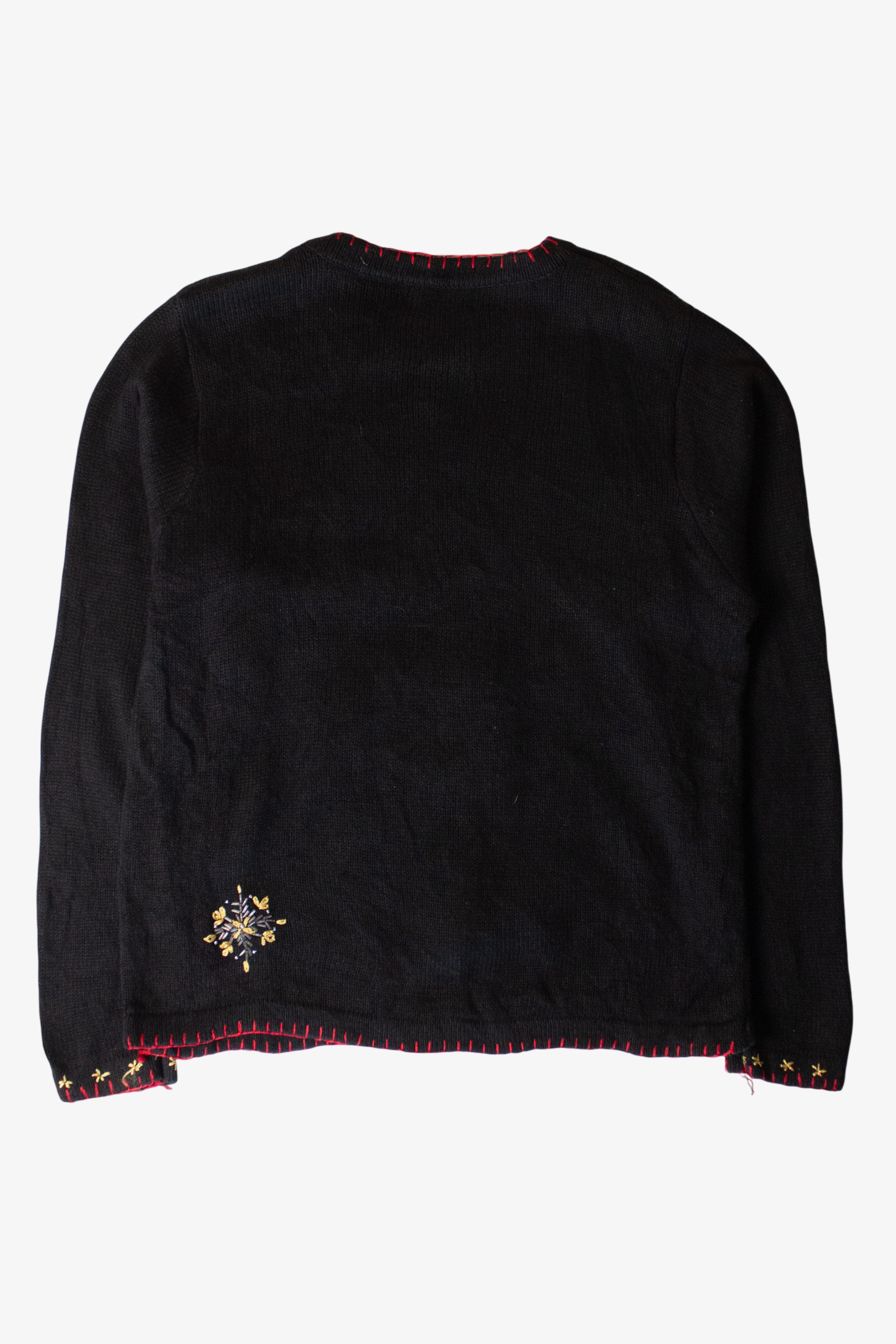Vintage Bears And Wreath Ugly Christmas Sweater (1990s)