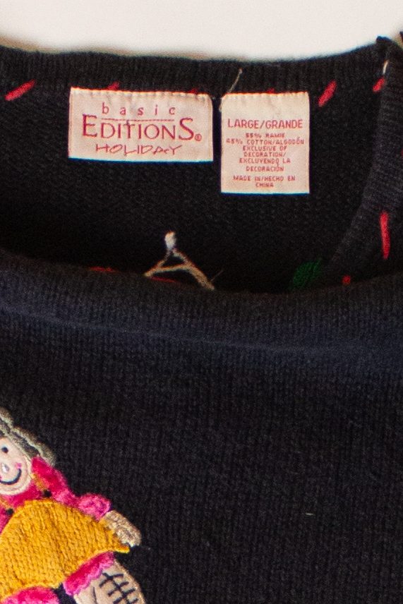 Vintage Dolls Ugly Christmas Sweater (1990s)