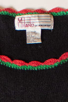 Vintage Milano Tree Ugly Christmas Sweater (1980s)