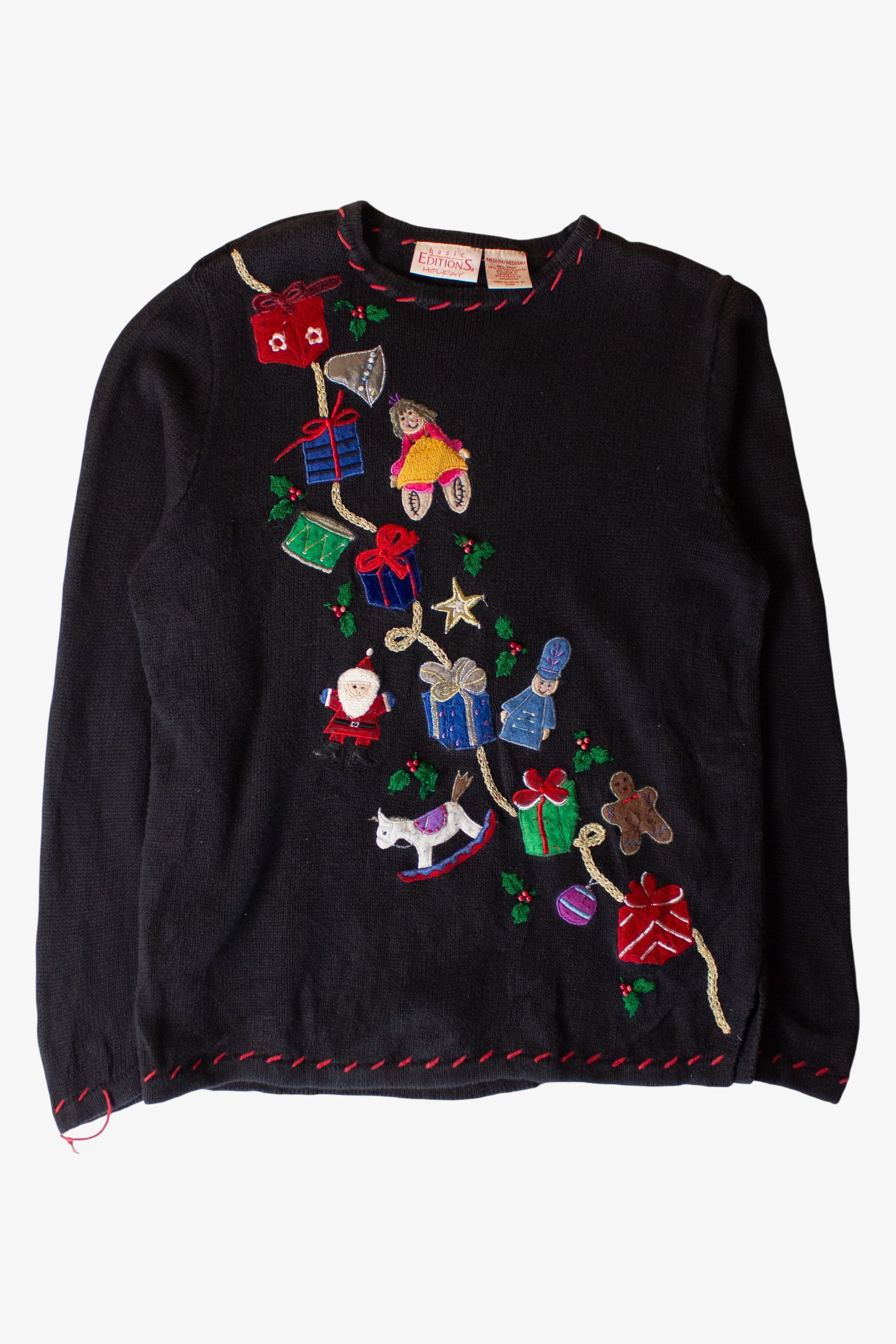 Vintage Black Dolls Ugly Christmas Sweater (1990s)