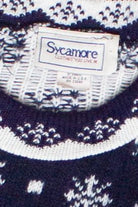 Vintage Snowman Triplets Sycamore Ugly Christmas Sweater