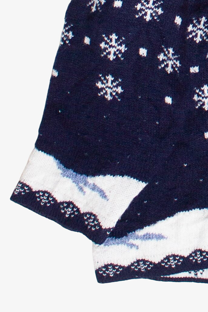 Vintage Snowman Triplets Sycamore Ugly Christmas Sweater