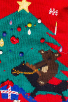 Vintage Karen Scott Christmas Toys Turtleneck Ugly Christmas Sweater