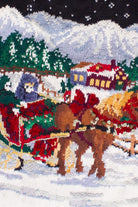 Vintage Heirloom Collectibles Winter Sleigh Ride Ugly Christmas Sweater (2000s)
