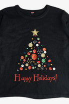 Vintage "Happy Holidays!" Ugly Christmas Sweater (2000s)