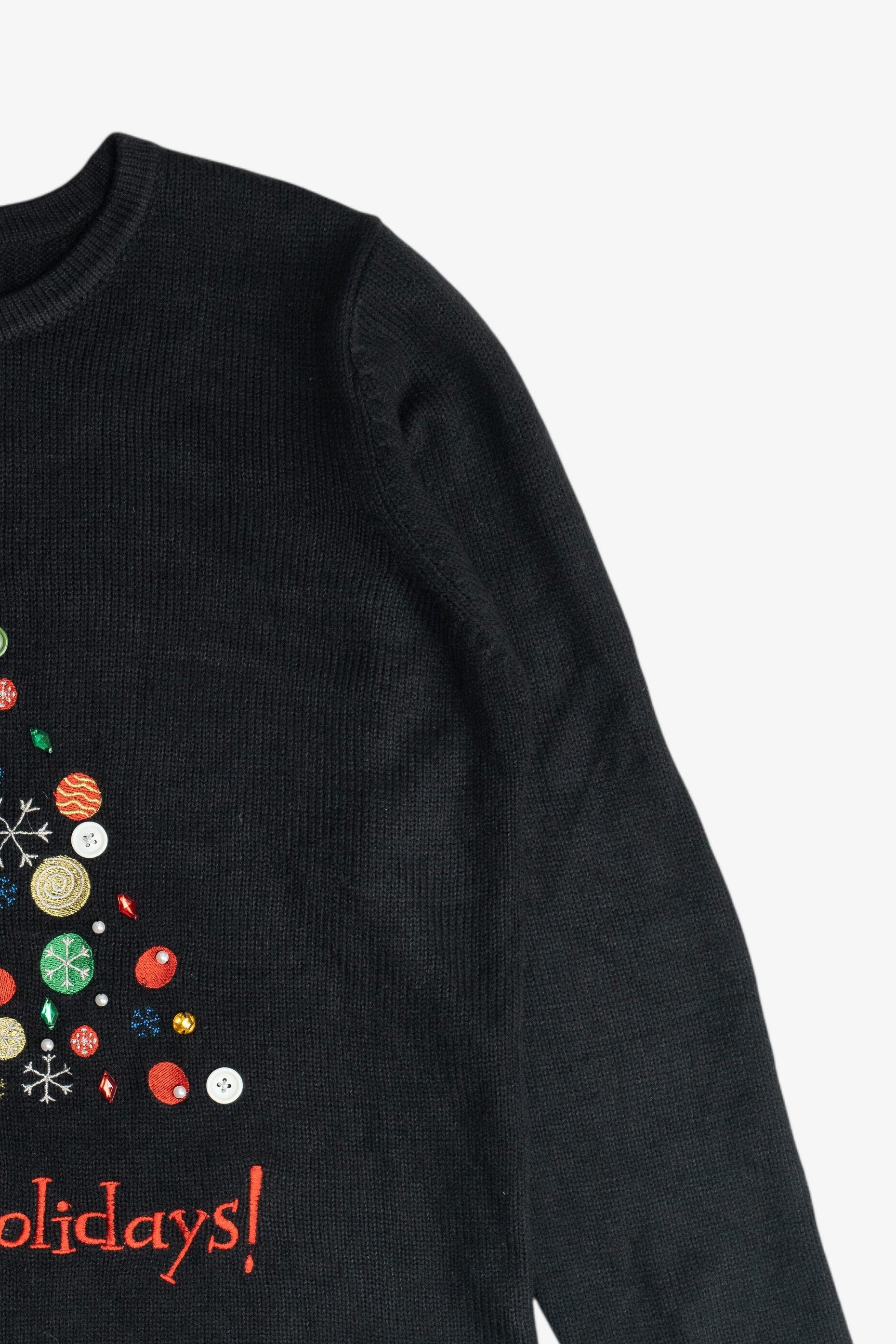 Vintage "Happy Holidays!" Ugly Christmas Sweater (2000s)