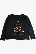 Vintage "Happy Holidays!" Ugly Christmas Sweater (2000s)