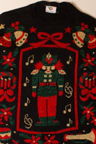 Vintage Nutcracker Ugly Christmas Sweater (1990s)