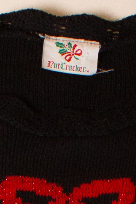 Vintage Nutcracker Ugly Christmas Sweater (1990s)