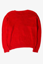 Vintage Abstract Silk Christmas Sweater (1980s)