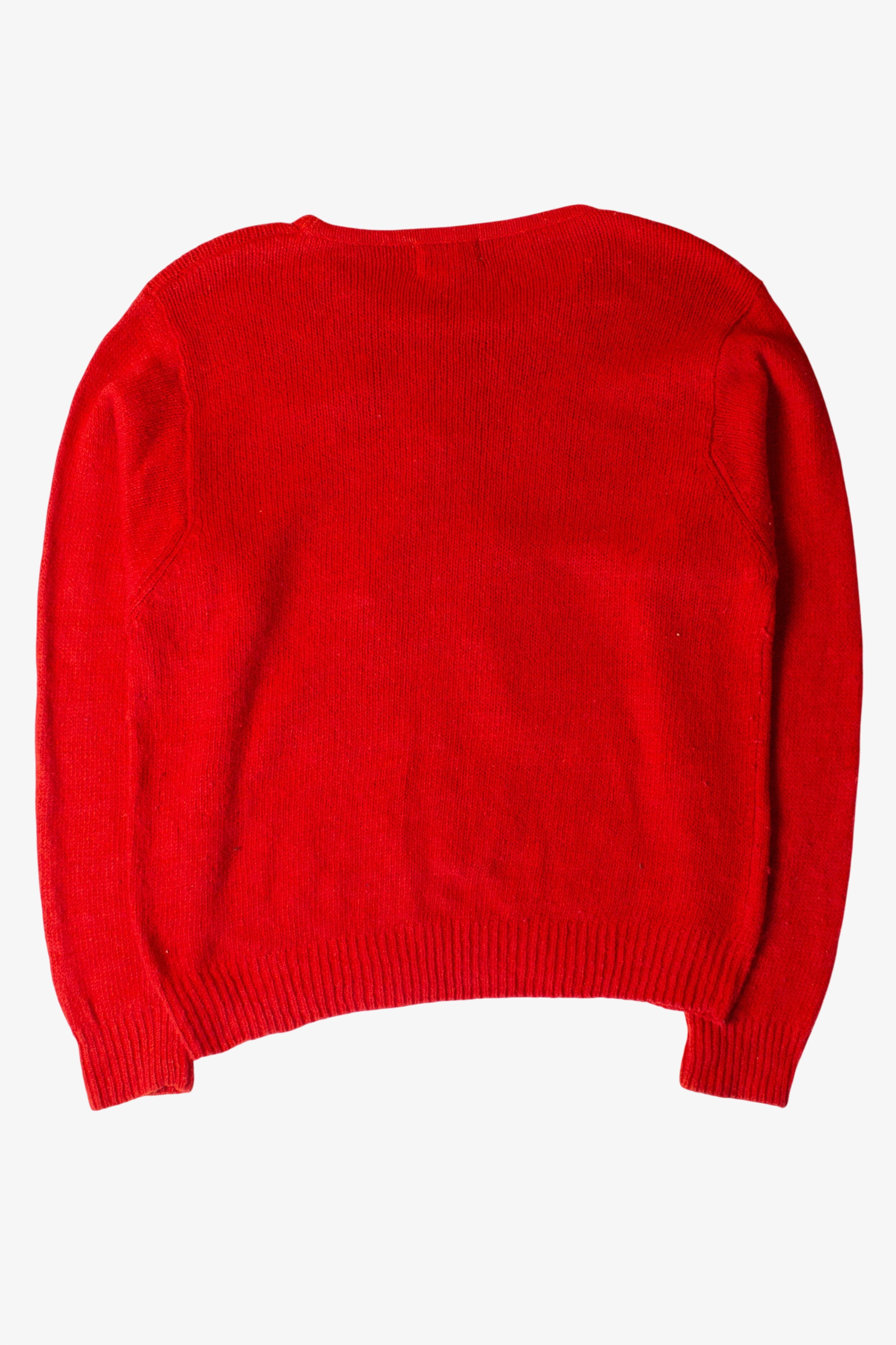 Vintage Abstract Silk Christmas Sweater (1980s)