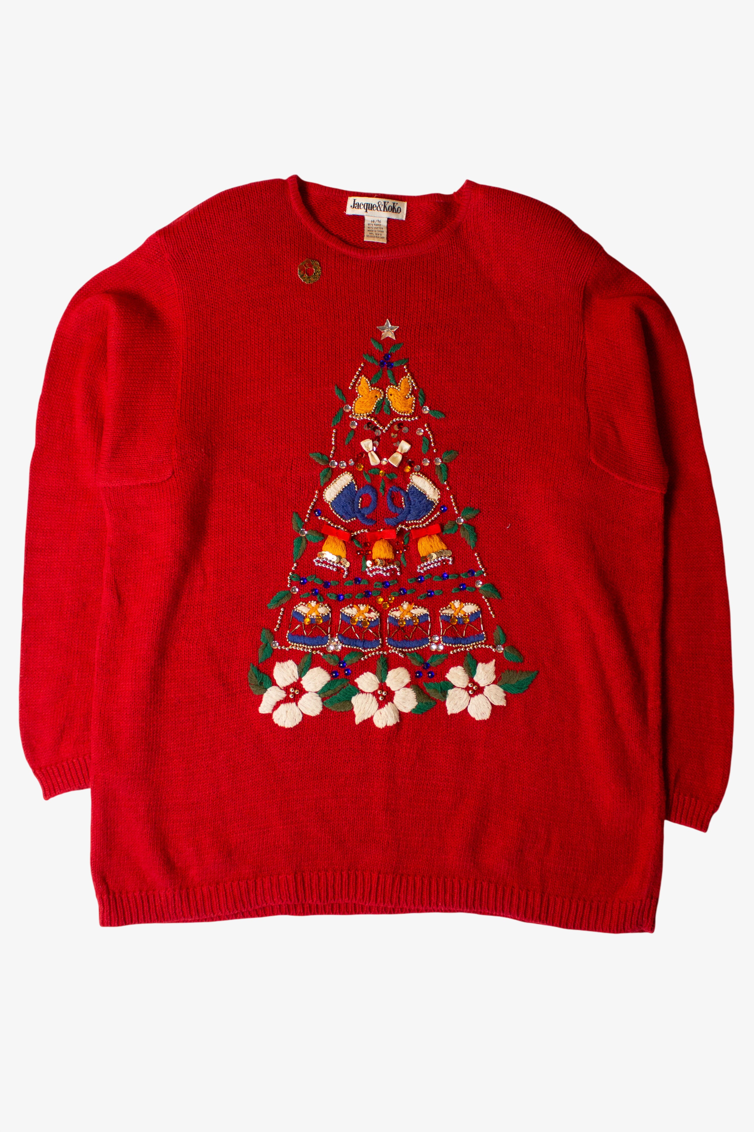 Vintage Jacque & Koko Christmas Sweater (1990s)