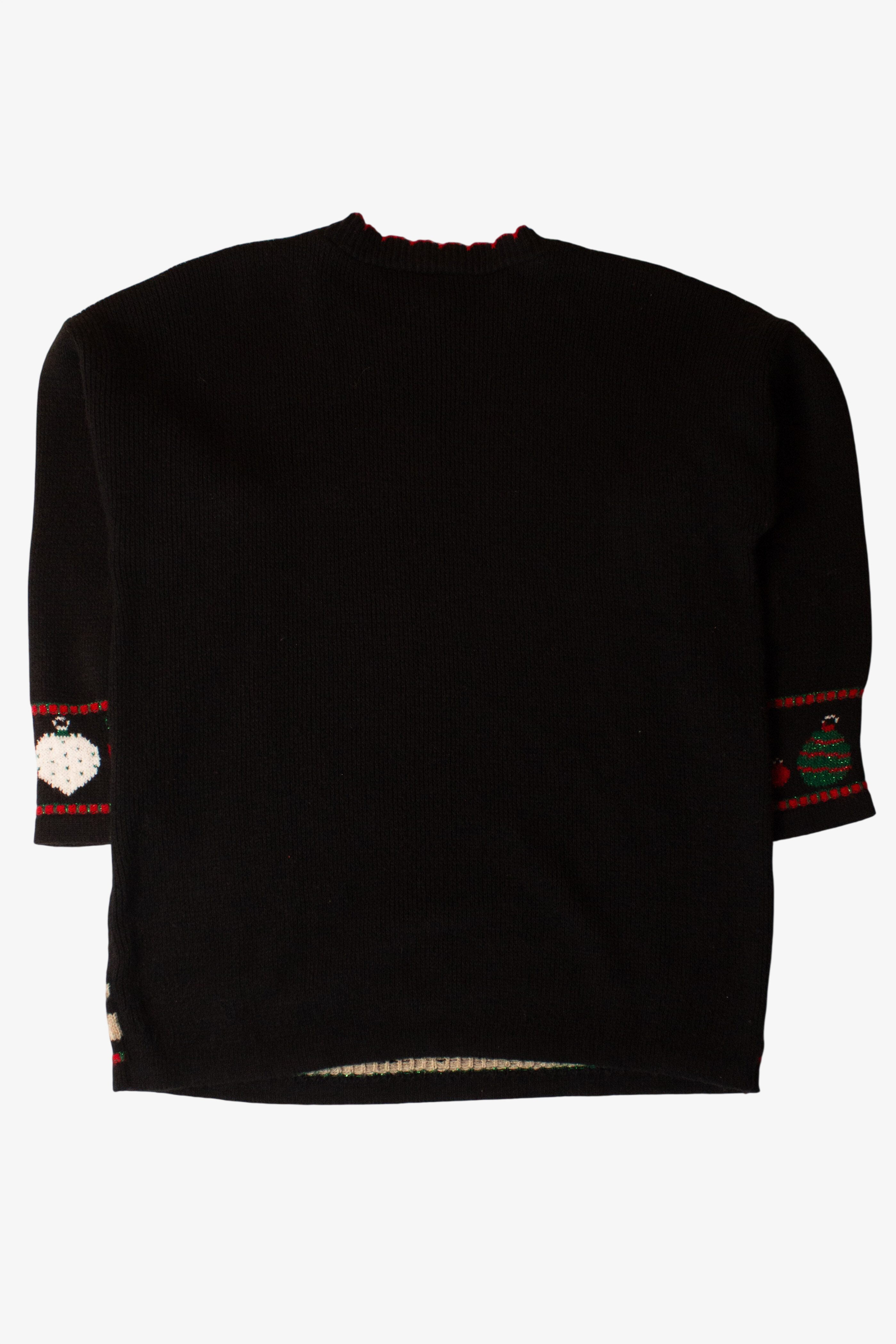 Vintage Black Bears Ugly Christmas Sweater (1990s)