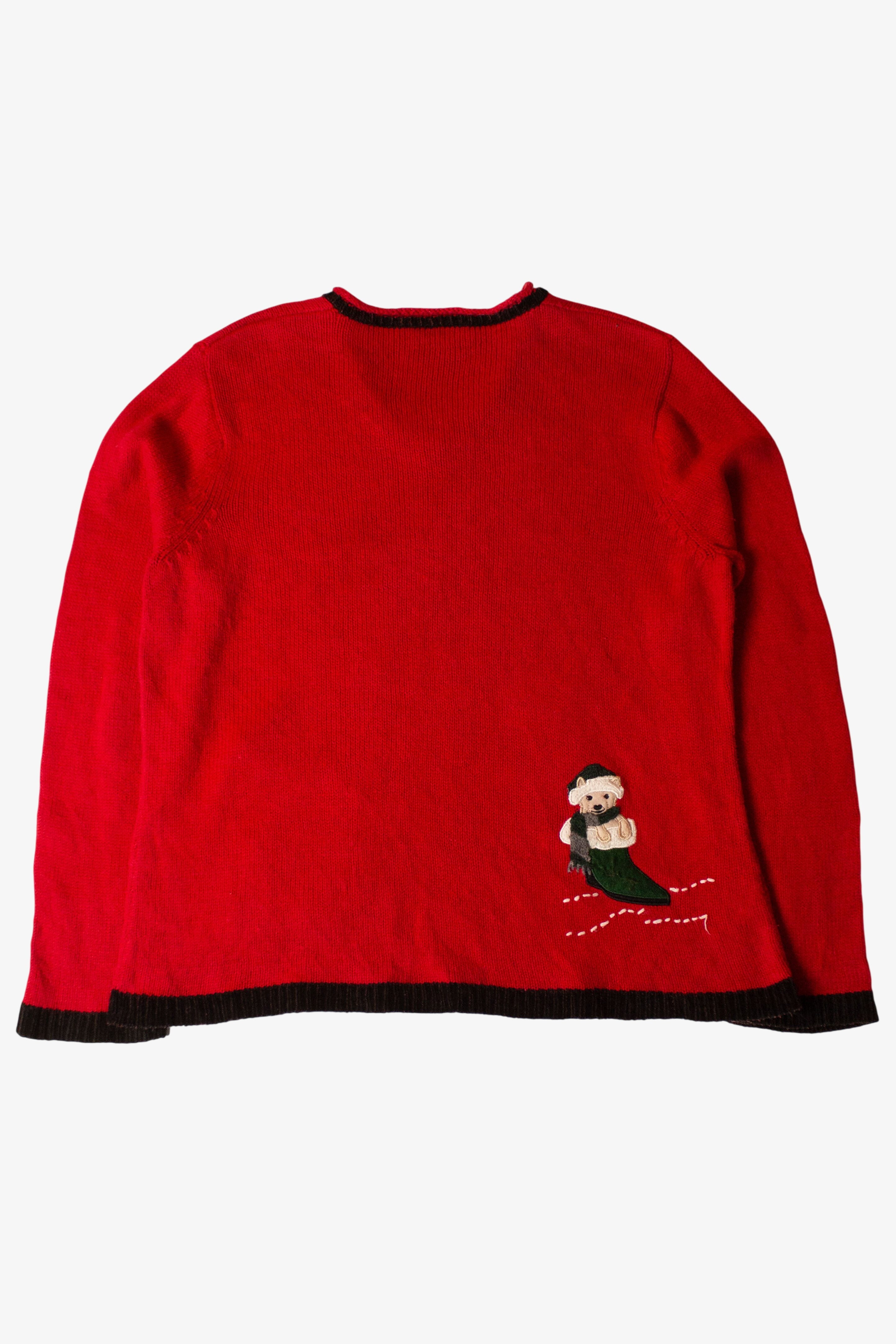 Vintage Winter Dogs Christmas Sweater (2000s)