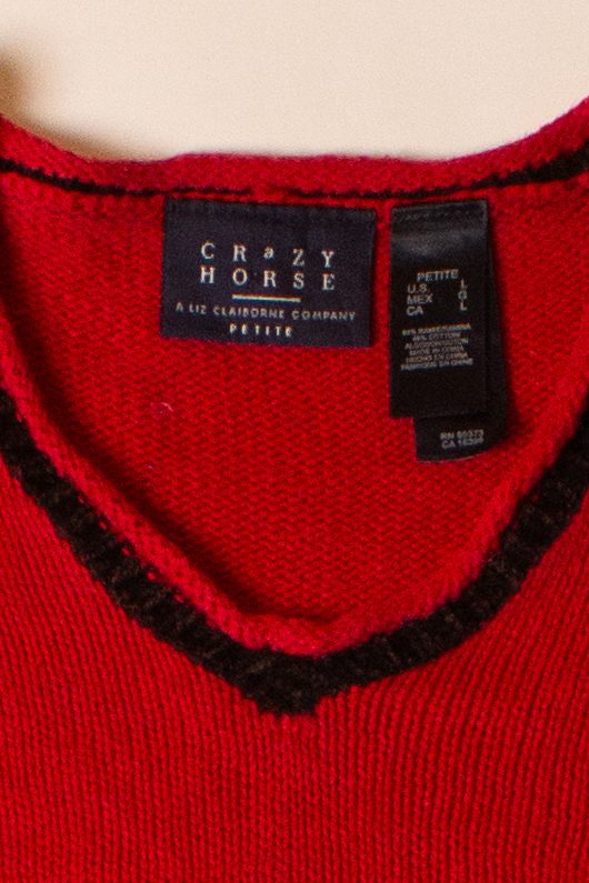 Vintage Winter Dogs Christmas Sweater (2000s)