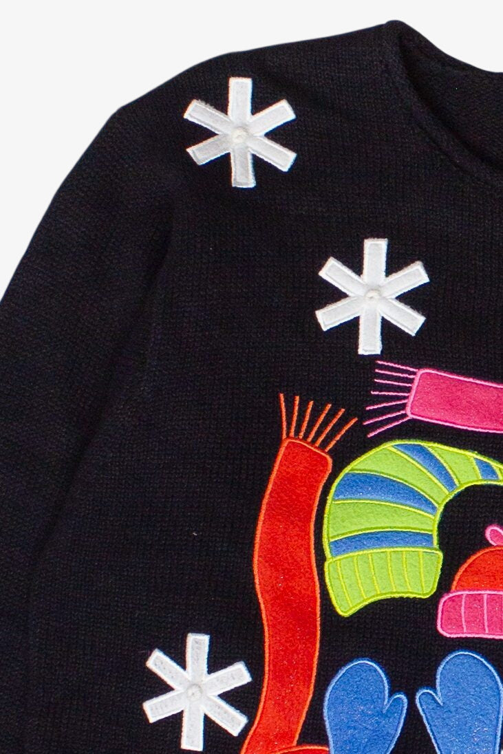 Vintage TimberLea Playing in the Snow Ugly Christmas Sweater (2000s)