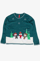 Snowman Friends Ugly Christmas Sweater (2020s)