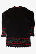Vintage Nutcracker Wreath Ugly Christmas Sweater (1990s)