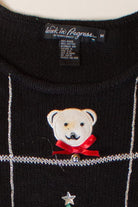 Vintage Grid Collage Ugly Christmas Sweater (1990s)