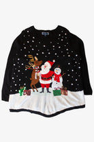 Vintage Singing Santa Ugly Christmas Sweater (2000s)