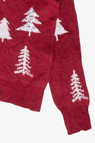 Holiday Time Sequin Christmas Trees Ugly Christmas Sweater (2010s)