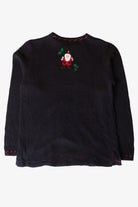 Vintage Black Basic Editions Ugly Christmas Sweater (1990s)