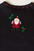 Vintage Black Basic Editions Ugly Christmas Sweater (1990s)