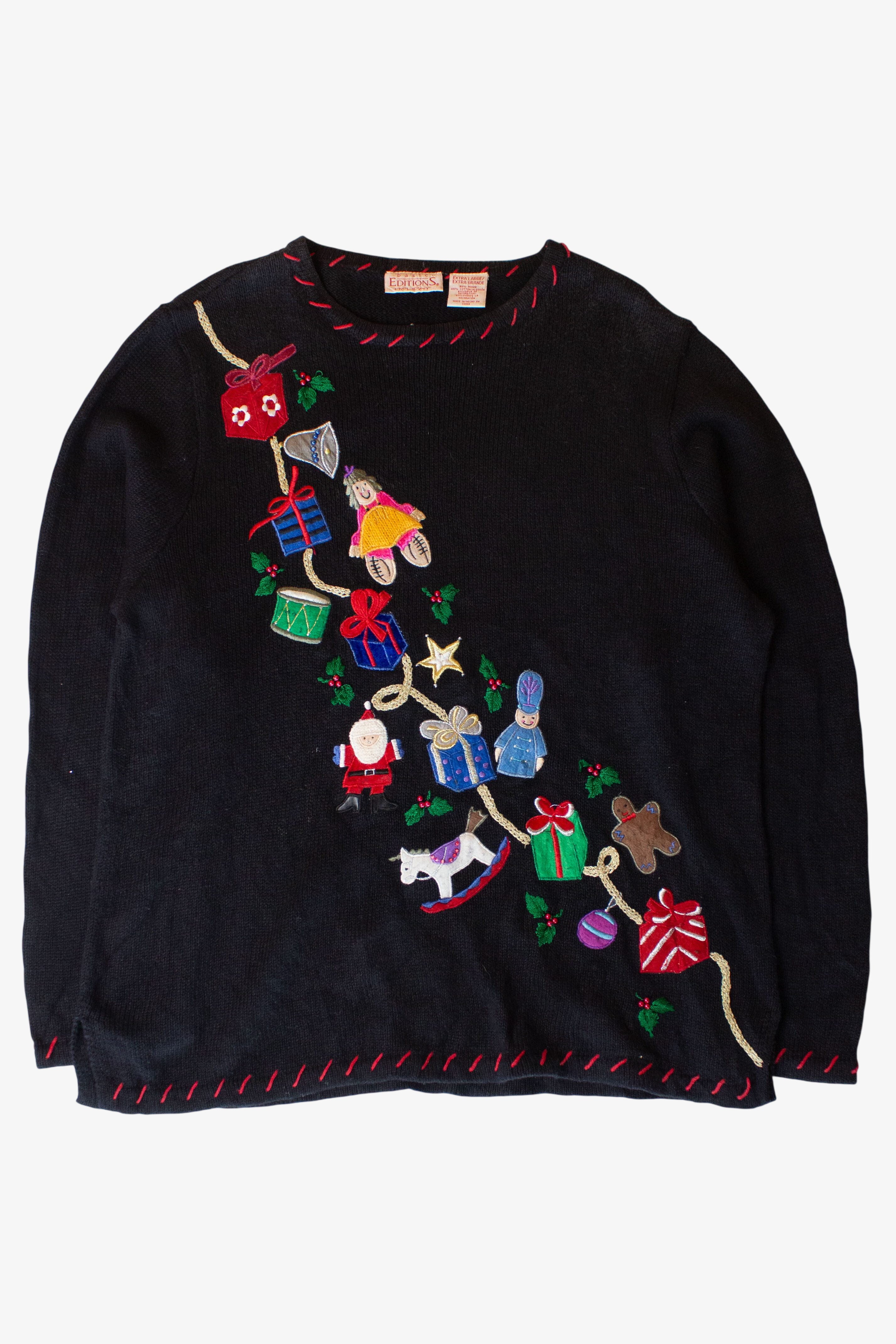 Vintage Presents & Toys Ugly Christmas Sweater (1990s)
