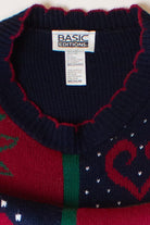 Vintage Hearts & Bears Christmas Sweater (2000s)