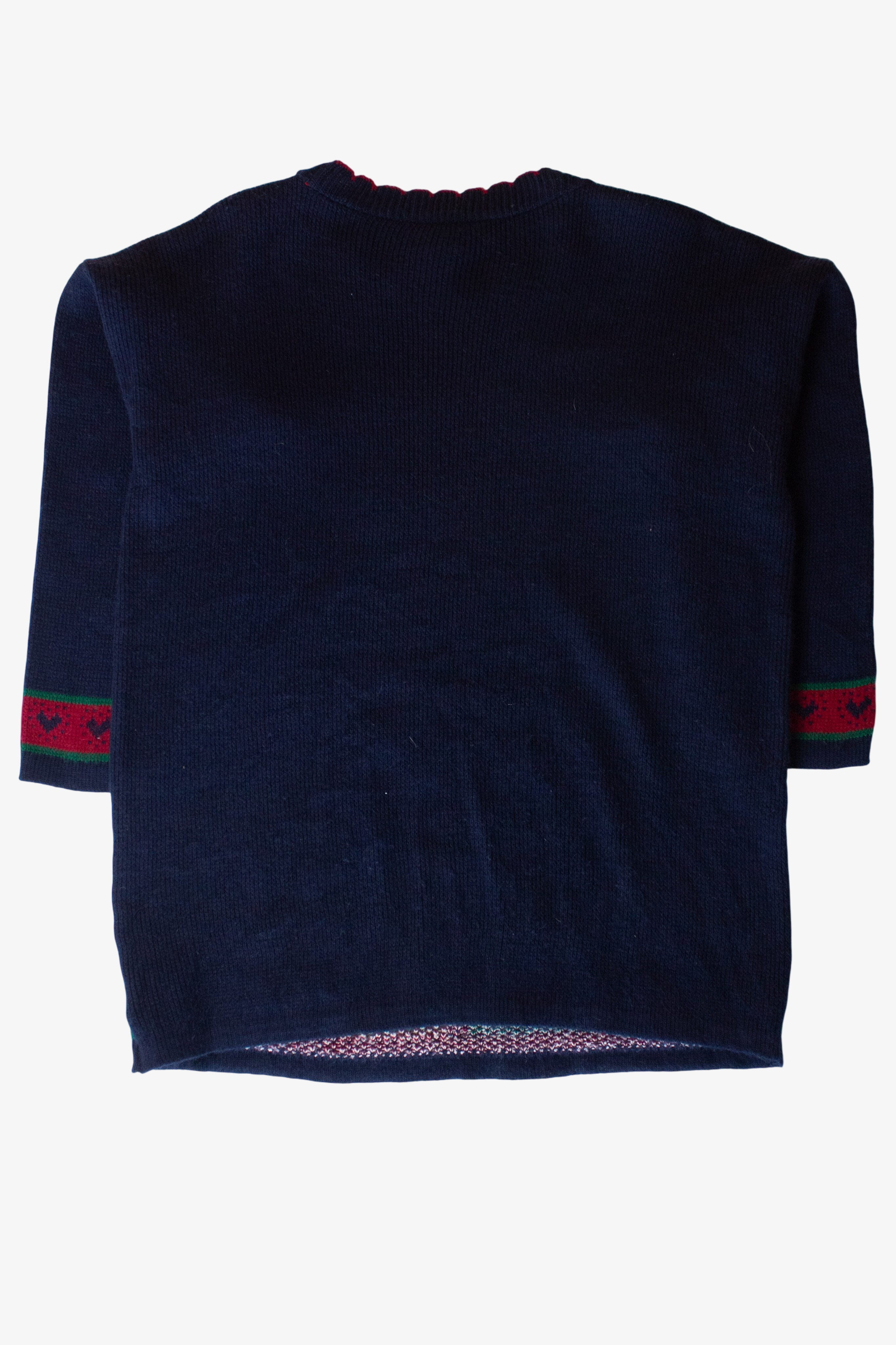 Vintage Hearts & Bears Christmas Sweater (2000s)