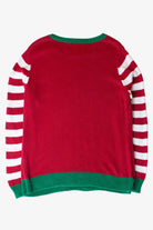 Vintage Red Striped Tree Christmas Sweater (2000s)