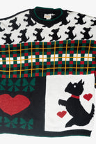 Dogs Ugly Christmas Pullover (1980s)