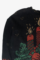 Lurex Candles Ugly Christmas Pullover (1990s)