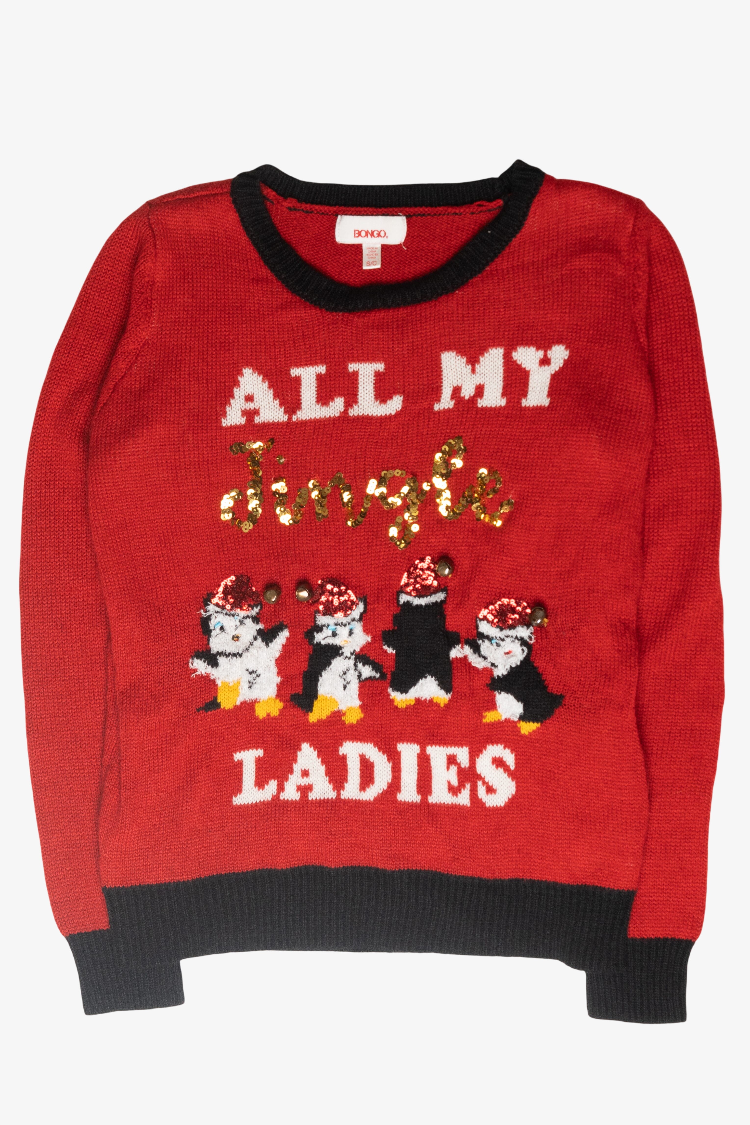 All The Jingle Ladies Penguins Ugly Christmas Sweater (2010s)