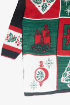 Presents Grid Vintage Ugly Christmas Pullover (1980s)