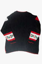 Presents Grid Vintage Ugly Christmas Pullover (1980s)