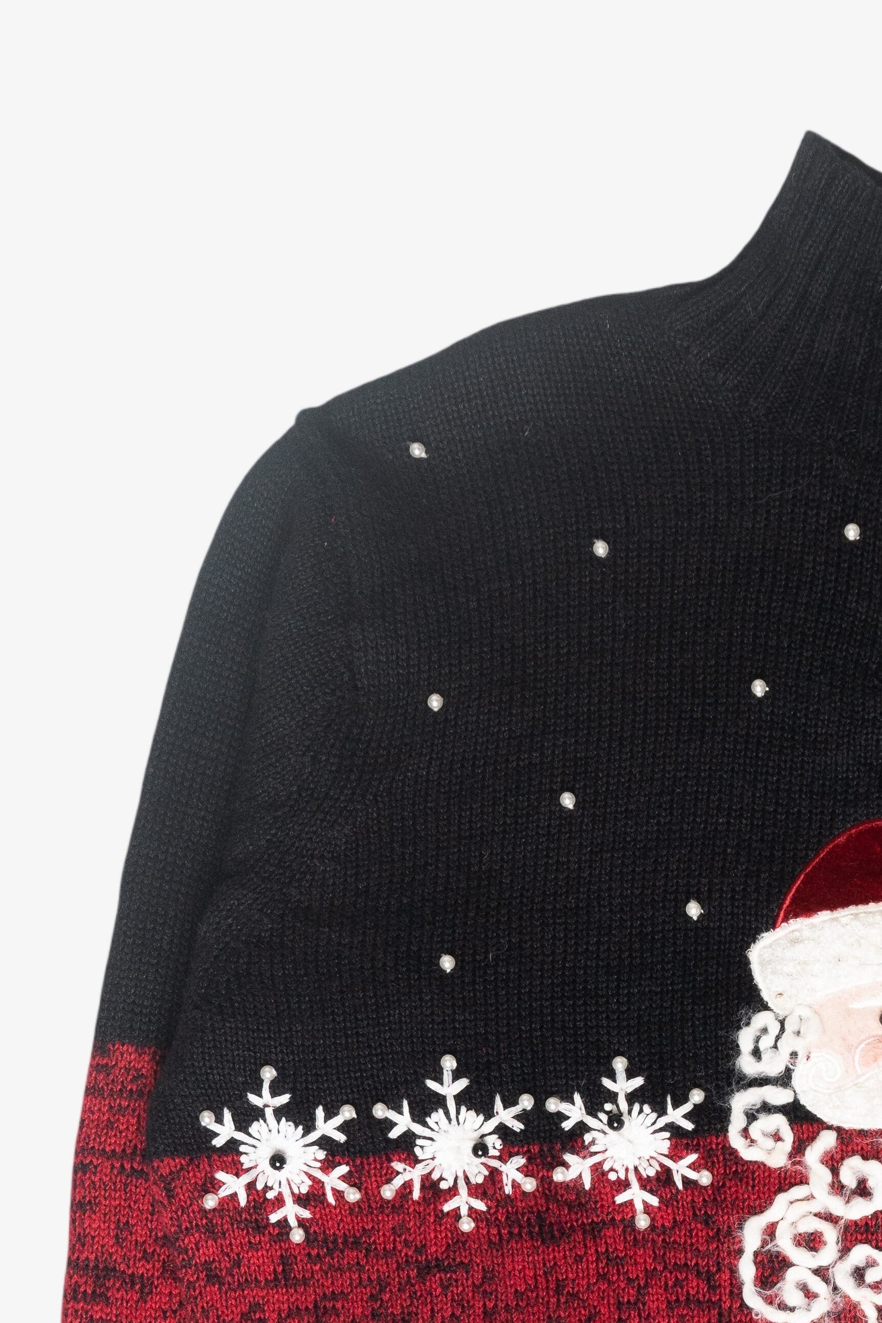 Santa Face Ugly Christmas Sweater (2000s)