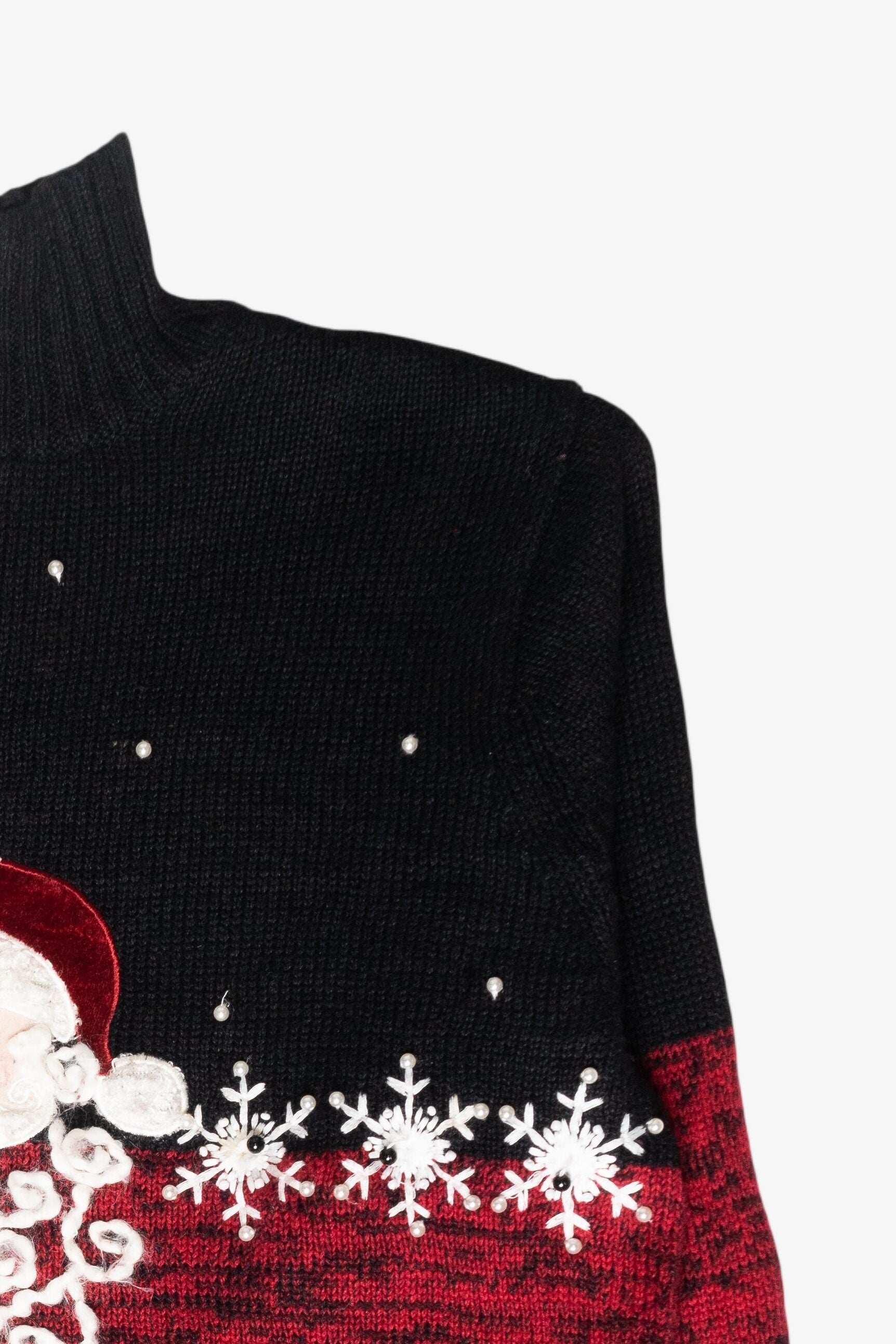 Santa Face Ugly Christmas Sweater (2000s)