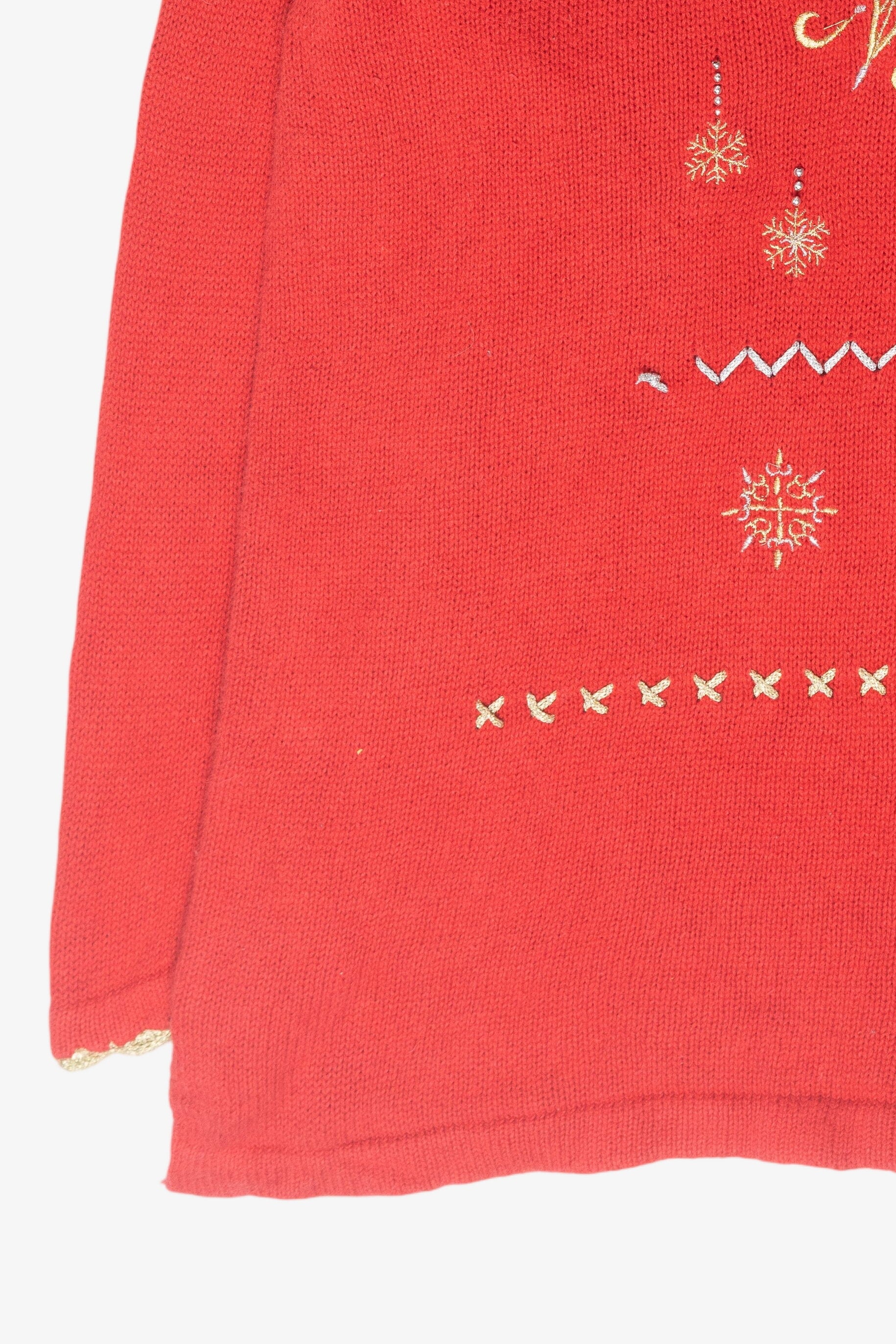 Snowflakes Ugly Christmas Sweater (2000s)