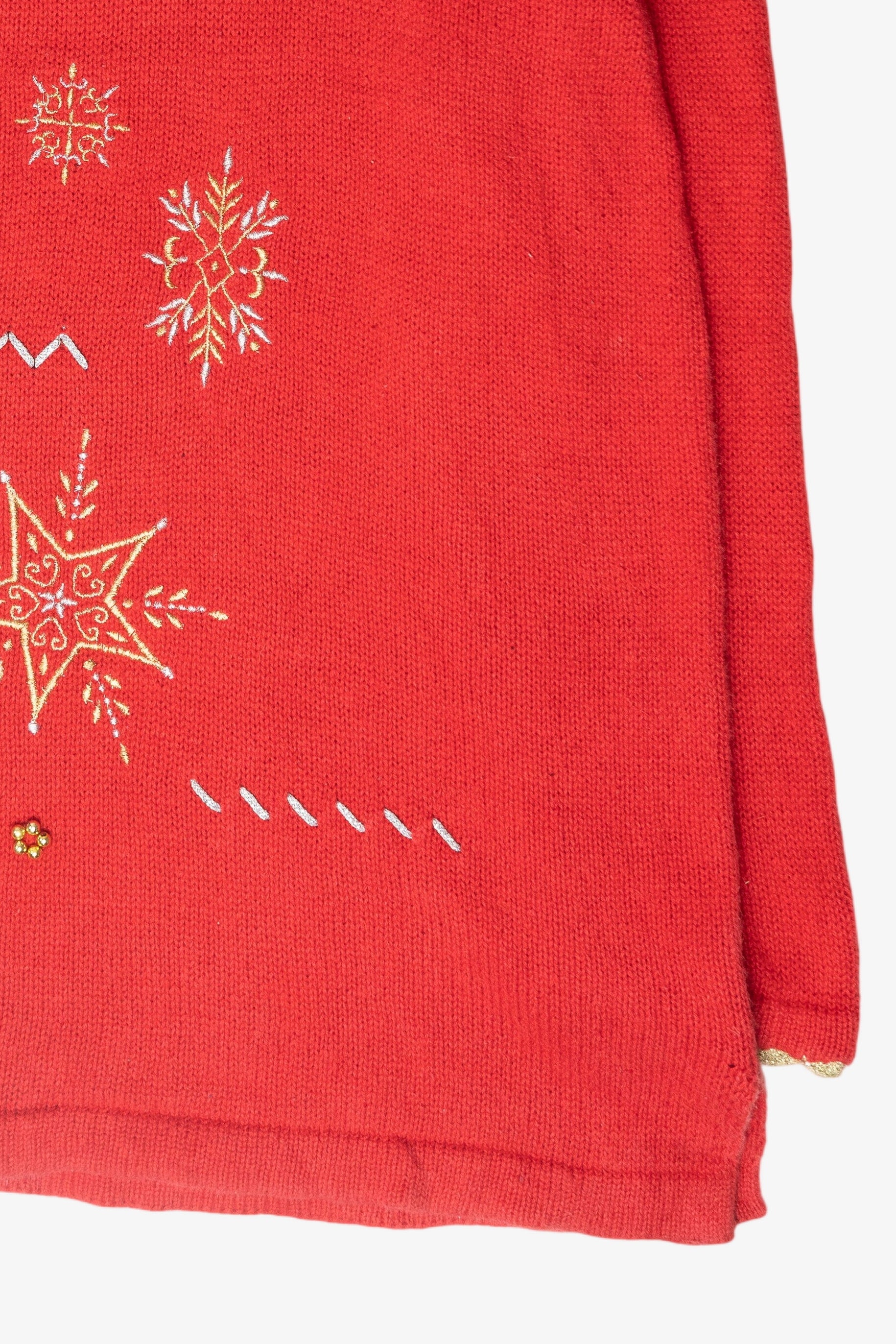 Snowflakes Ugly Christmas Sweater (2000s)