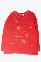 Snowflakes Ugly Christmas Sweater (2000s)
