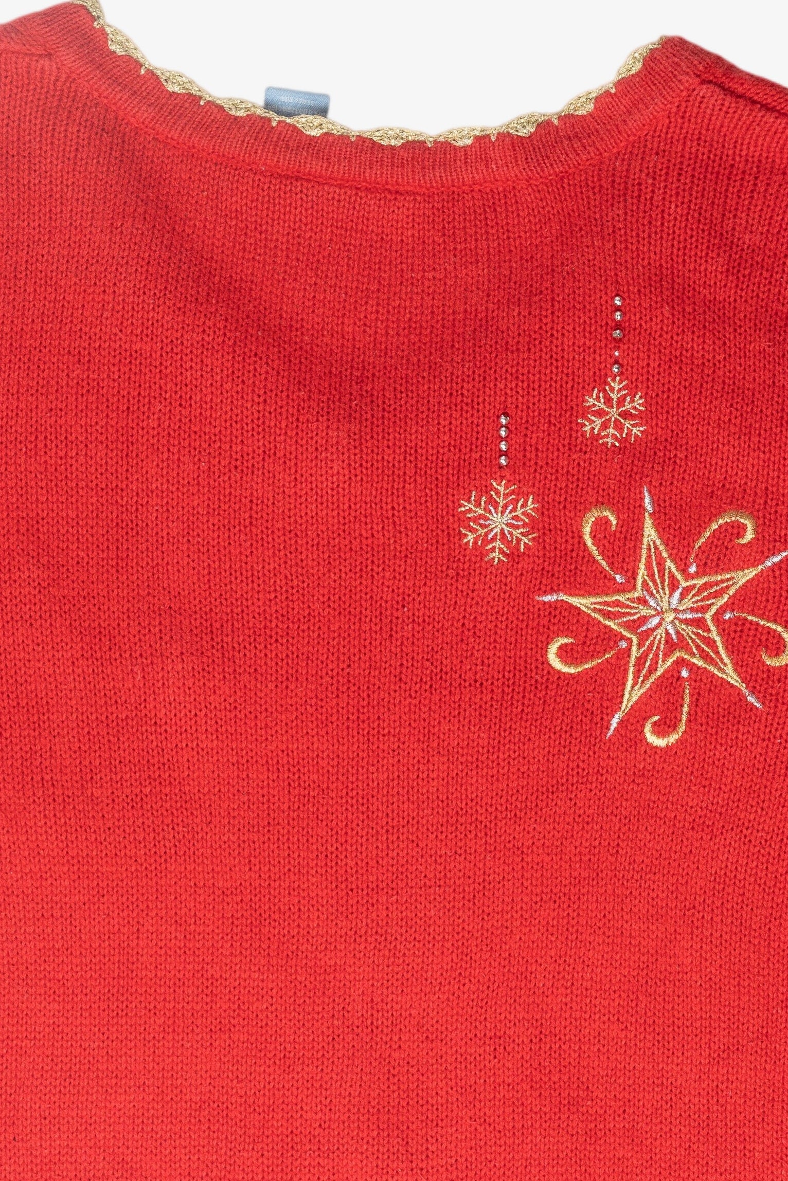 Snowflakes Ugly Christmas Sweater (2000s)