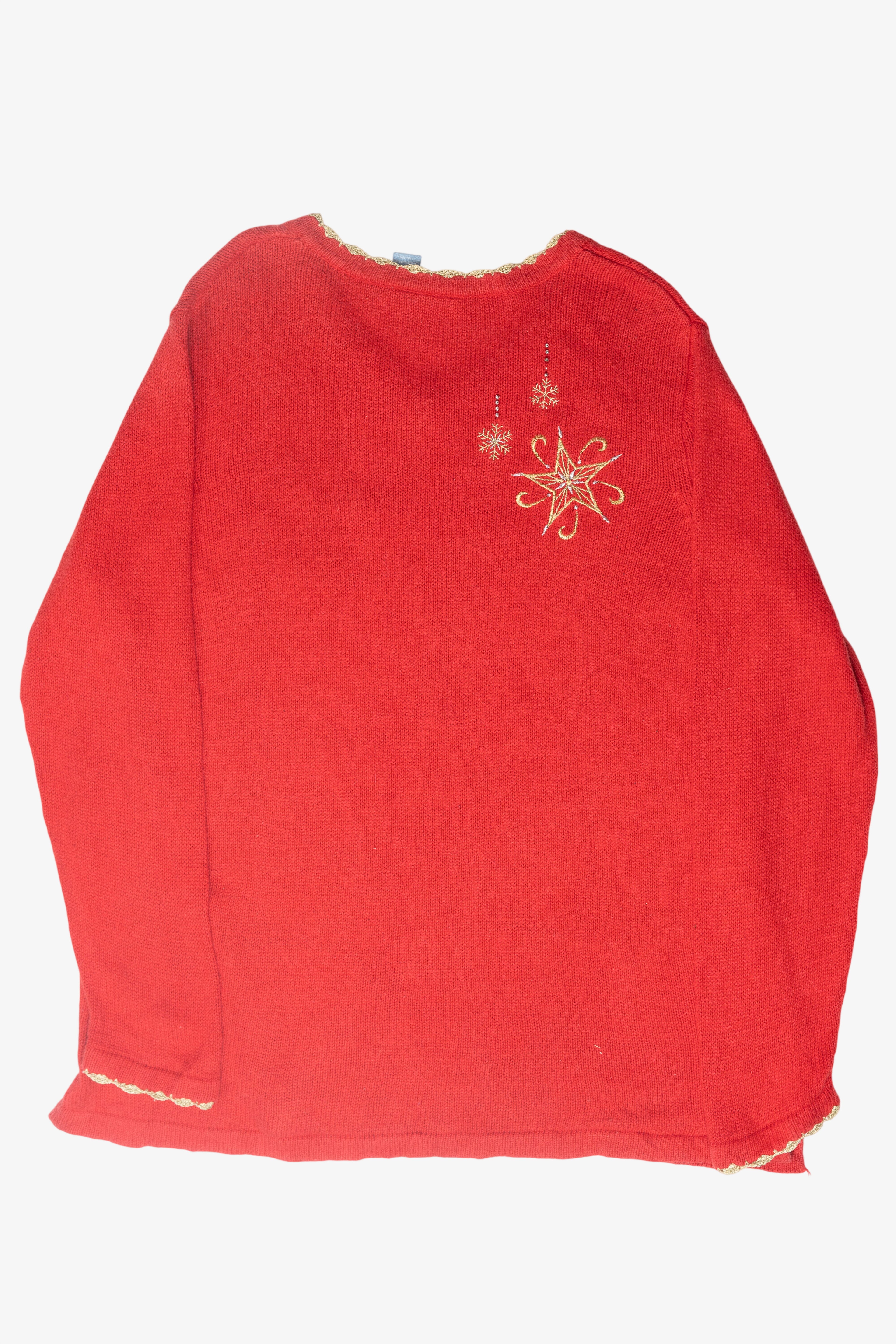 Snowflakes Ugly Christmas Sweater (2000s)