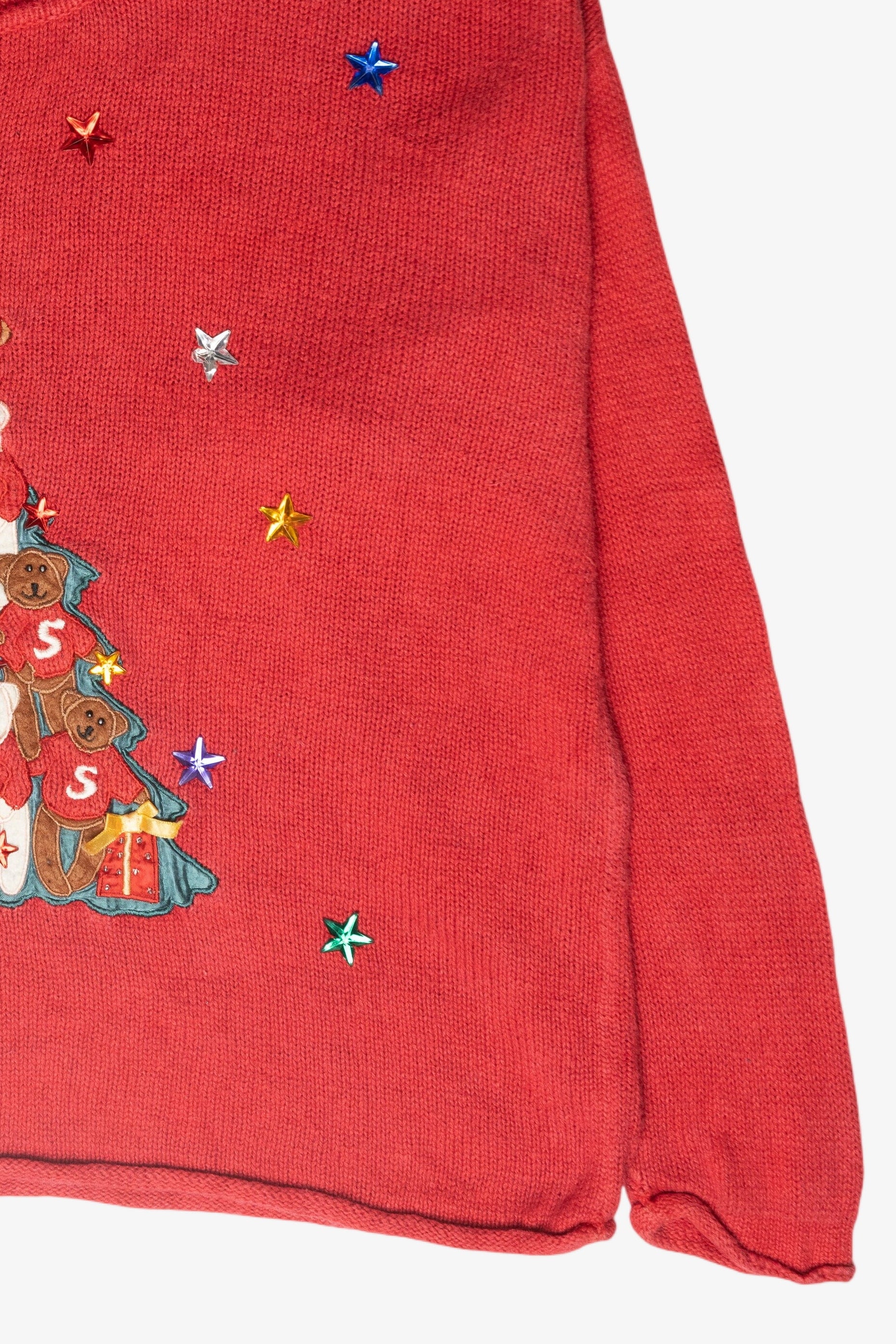Bears Merry Christmas Ugly Vintage Pullover (1990s)