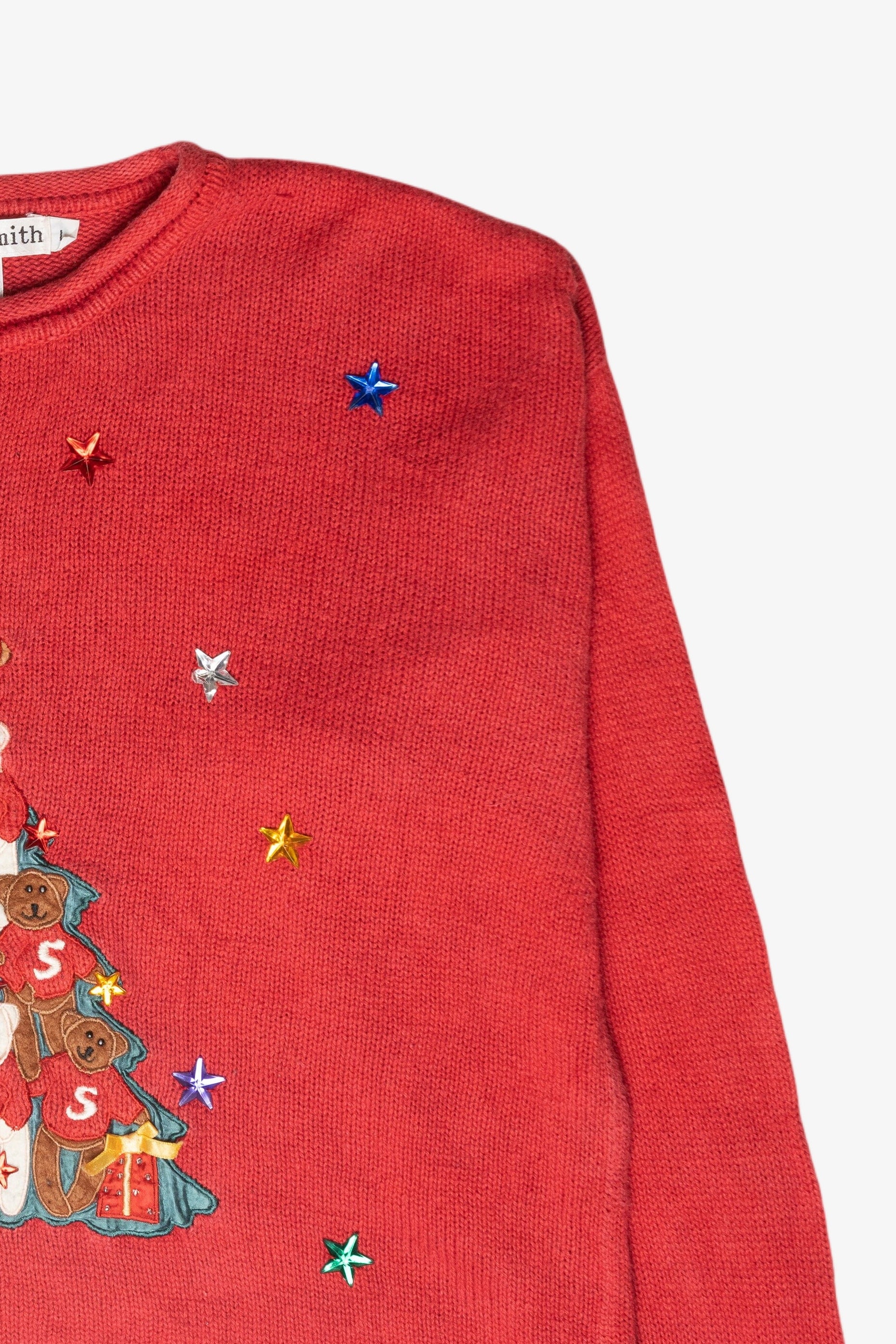 Bears Merry Christmas Ugly Vintage Pullover (1990s)