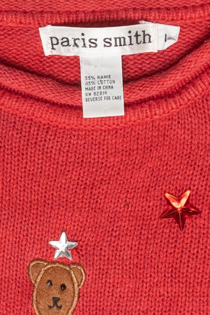 Bears Merry Christmas Ugly Vintage Pullover (1990s)