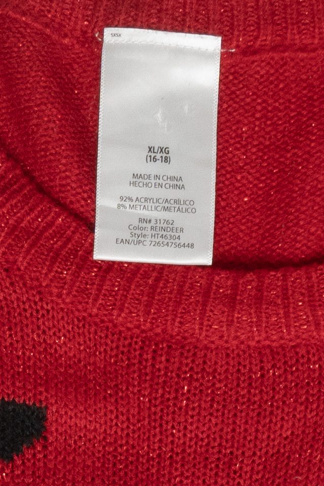 Lady Reindeer Ugly Christmas Pullover (2010s)