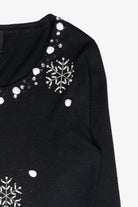 Reindeer Landscape Ugly Vintage Christmas Pullover (2000s)